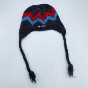 Burton's Women's Grey 100% Wool Sherpa Hat One Size